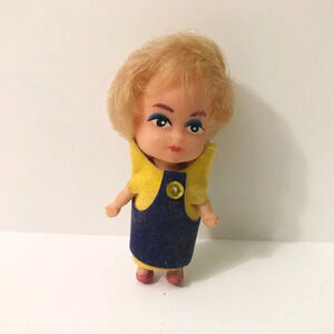 Vintage  Liddle Kiddle Clone Doll 2.5 Inch Tall Hong Kong